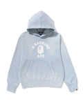 A BATHING APE Ladies' VINTAGE WASHED COLLEGE PULLOVER HOODIE