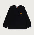 A BATHING APE BAPE KIDS MILO ON BAPE ONE POINT L/S TEE