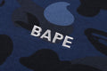 A BATHING APE Ladies' COLOR CAMO CROPPED CREWNECK SWEAT SHIRT