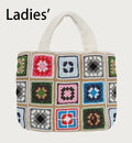 A BATHING APE Ladies' APE HEAD ONE POINT CROCHET TOTE BAG