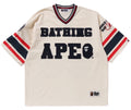 A BATHING APE FOOTBALL JERSEY ( Relaxed Fit Type )