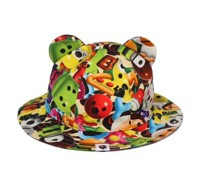 A BATHING APE BAPE KIDS 3D MILO ALL FRIENDS BEAR EAR BABY HAT