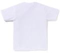 A BATHING APE APE CROSSBONE COLLEGE TEE
