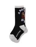 A BATHING APE BAPE KIDS COLLEGE SOCKS