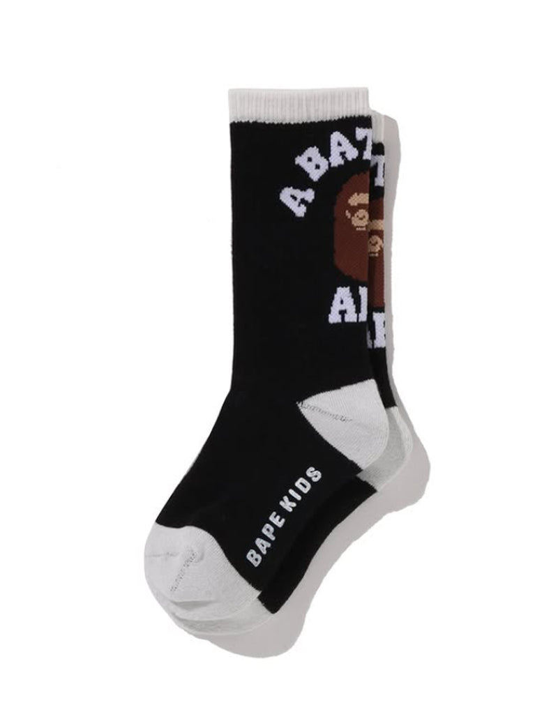 A BATHING APE BAPE KIDS COLLEGE SOCKS