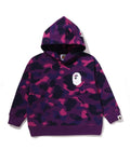 A BATHING APE BAPE KIDS COLOR CAMO APE HEAD RELAXED FIT PULLOVER HOODIE