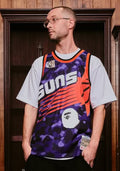 A BATHING APE BAPE x M&N NBA PHOENIX SUNS SWINGMAN JERSEY