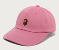 A BATHING APE Ladies' CRYSTAL STONE APE HEAD PANEL CAP