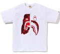 A BATHING APE COLOR CAMO TIGER SHARK TEE