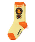 A BATHING APE BAPE KIDS BABY MILO FRIENDS FOOT RACE SOCKS
