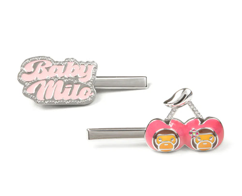 A BATHING APE BABY MILO STORE BABY MILO HAIR CLIP SET