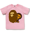 A BATHING APE BAPE KIDS APE HEAD & BABY MILO TEE
