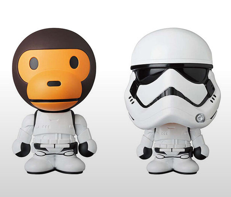 A BATHING APE BAPE x STAR WARS BABY MILO FIRST ORDER STORMTROOPER VCD