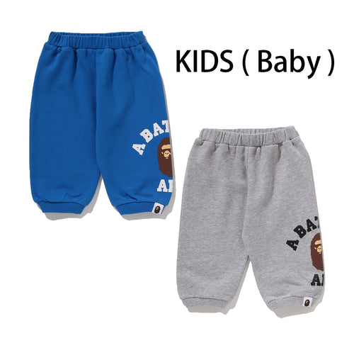 A BATHING APE BAPE KIDS COLLEGE BABY PANTS - happyjagabee store