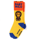A BATHING APE BAPE KIDS BABY MILO CUFFS SOCKS