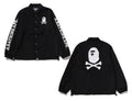 A BATHING APE PIRATE STORE CROSSBONE COACH JACKET