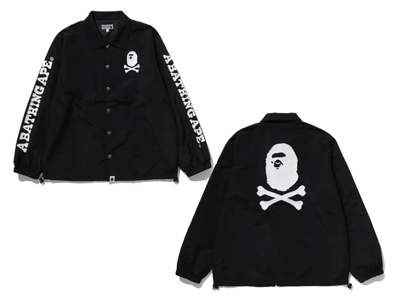 A BATHING APE PIRATE STORE CROSSBONE COACH JACKET