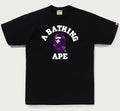 A BATHING APE COLOR CAMO COLLEGE TEE