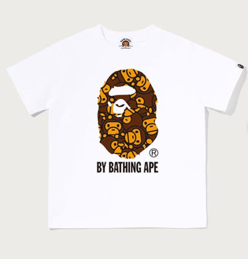 A BATHING APE BAPE KIDS ALL BABY MILO BY BATHING APE TEE