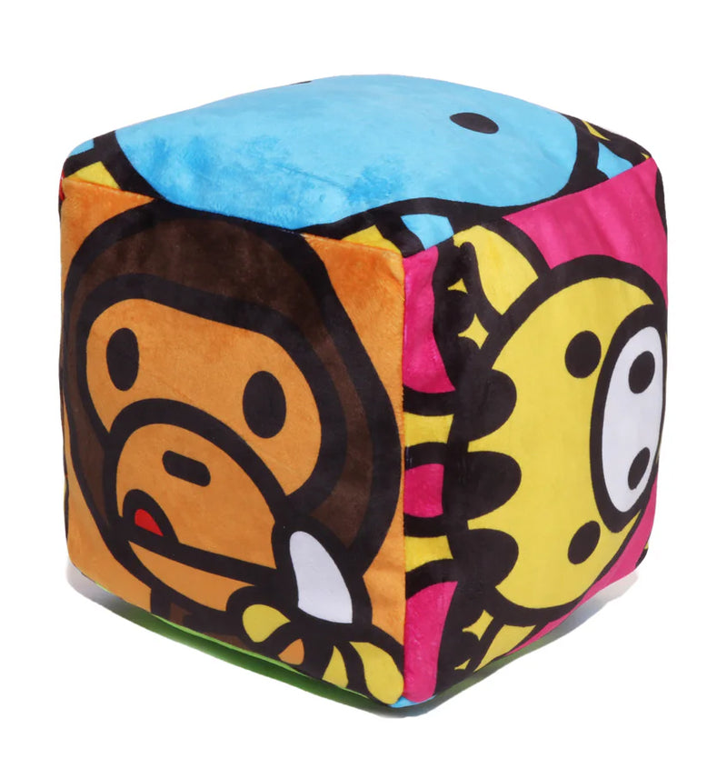 A BATHING APE BAPE KIDS MILO FRIENDS DICE CUSHION
