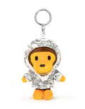 A BATHING APE BABY MILO STORE BABY PLUSH DOLL MILO HOODIE KEYCHAIN
