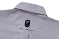 A BATHING APE 1ST CAMO APPLIQUE OXFORD BD SHIRT-ONLINE EXCLUSIVE-
