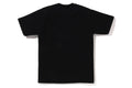 A BATHING APE SPRAY PRINT COLLEGE RELAXED FIT TEE