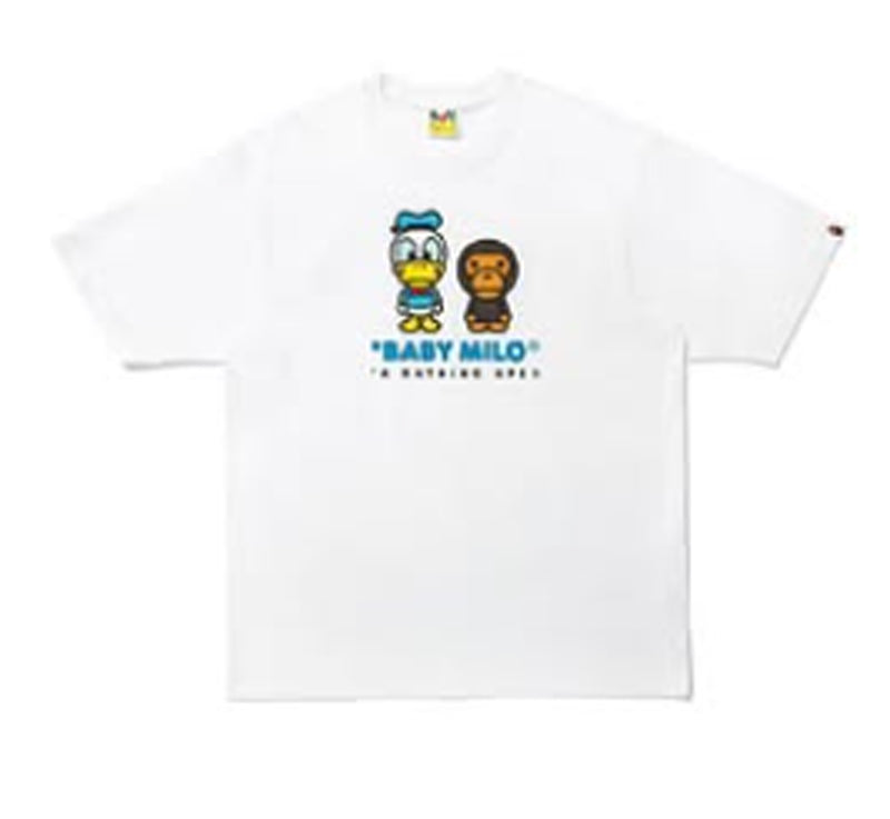 A BATHING APE BAPE x DISNEY DONALD DUCK BABY MILO RELAXED FIT TEE