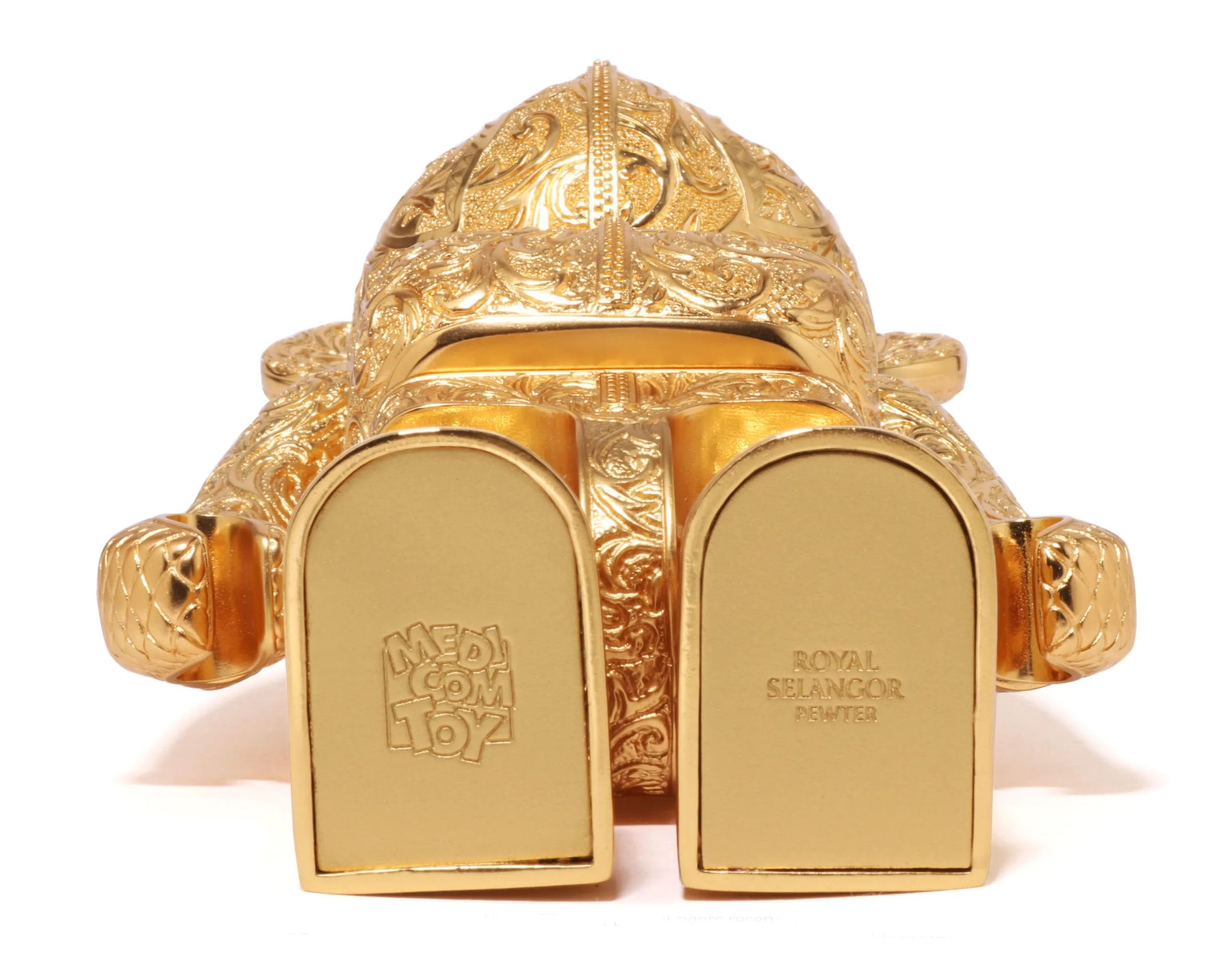A BATHING APE BAPE x ROYAL SELANGOR BE＠RBRICK 400% Gold