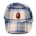 A BATHING APE BAPE CHECK PANEL CAP