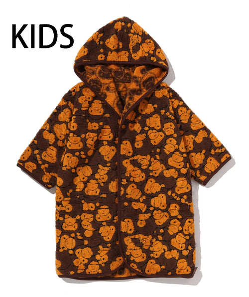 A BATHING APE BAPE KIDS ALL BABY MILO PILE BABY BATHROBE