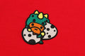 A BATHING APE BAPE KIDS BABY MILO DINOSAURS ZIP HOODIE