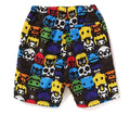 A BATHING APE BAPE KIDS MILO SAFARI BLOCK BEACH SHORTS