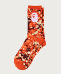 A BATHING APE SPLASH CAMO SOCKS