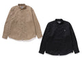 A BATHING APE TONAL SOLID CAMO POCKET SHIRT