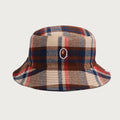 A BATHING APE BAPE CHECK BUCKET HAT