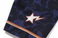 A BATHING APE SOLID CAMO MULTI LOGO BASEBALL SS SHIRT