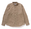 A BATHING APE TONAL SOLID CAMO POCKET SHIRT