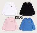 A BATHING APE BAPE KIDS MILO ON BAPE ONE POINT L/S TEE