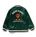 A BATHING APE BAPE KIDS BABY MILO EMBROIDERY JACKET