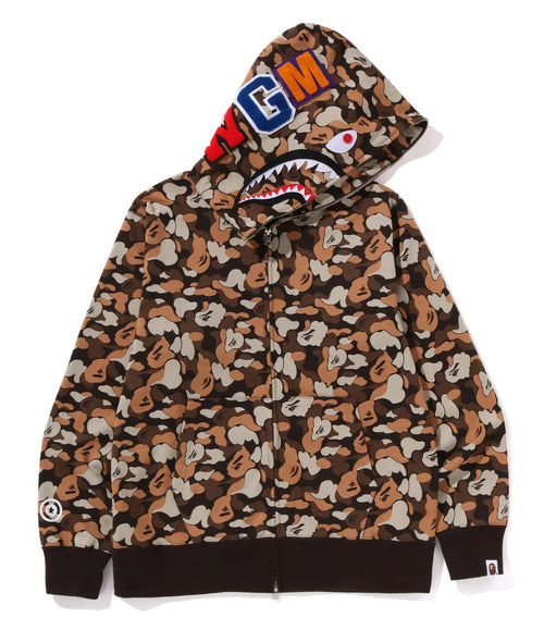 A BATHING APE BAPE THINK 1ST ANNIV. SHARK FULL ZIP HOODIE
