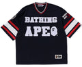 A BATHING APE FOOTBALL JERSEY ( Relaxed Fit Type )