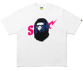 A BATHING APE BAPE x SPOTIFY BY CENTRAL CEE APE HEAD RELAXED FIT TEE
