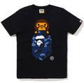 A BATHING APE Ladies' COLOR CAMO MILO ON APE HEAD TEE