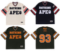 A BATHING APE FOOTBALL JERSEY ( Relaxed Fit Type )