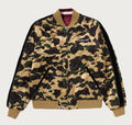 A BATHING APE 1ST CAMO REVERSIBLE STA QUILTED SOUVERNIR JACKET