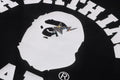 A BATHING APE Ladies' COLLEGE CRYSTAL STONE STA TEE
