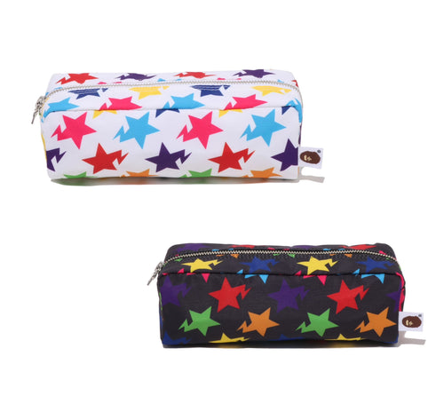 A BATHING APE STA PATTERN FLIGHT POUCH