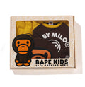 A BATHING APE BAPE KIDS BABY MILO FRIENDS BABY GIFT SET