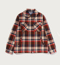 A BATHING APE BAPE CHECK CPO ZIP JACKET